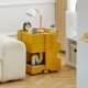 Movable trolley storage rack storage cabinet