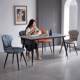 Home modern minimalist restaurant dining chair cafe iron art
