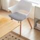 Plastic Nordic Solid Wood Armchair Dining Chair