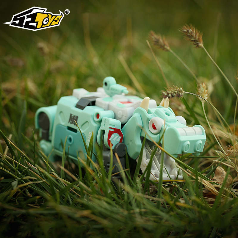 52toys河马比蒙BEASTBOX猛兽匣变形动物可动潮玩玩具模型摆件机甲 - 图2