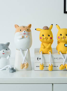 吊脚娃娃摆件客厅室内创意可爱架