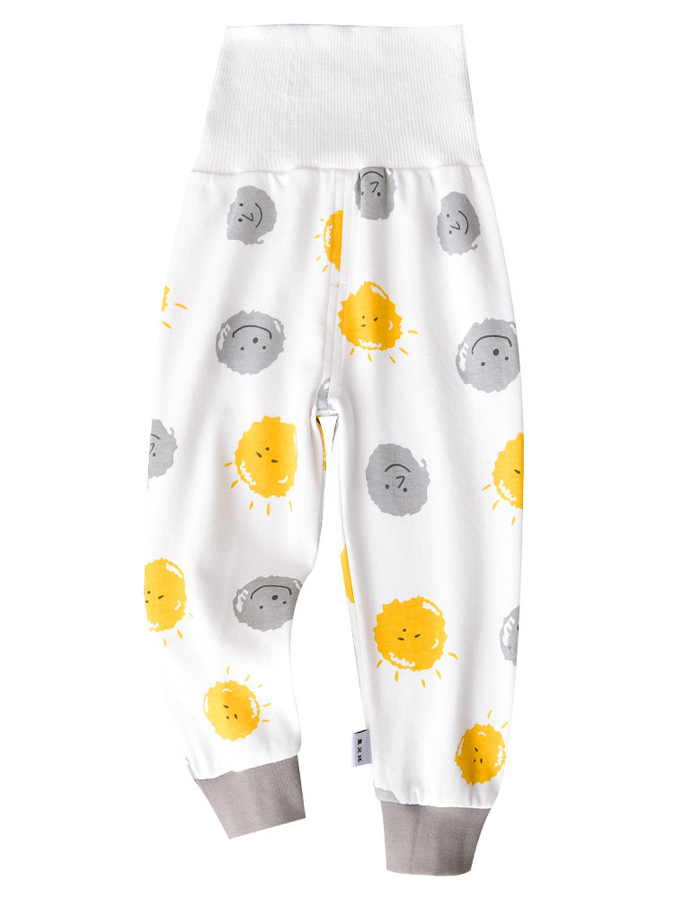 两条装春秋宝宝高腰护肚裤婴儿裤子男女儿童打底睡裤纯棉秋裤单条,淘宝优惠券,粉丝福利购,淘宝优惠卷