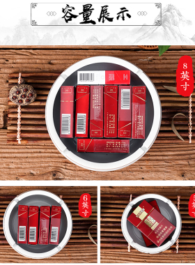 陶瓷烟灰缸特大号复古家用客厅