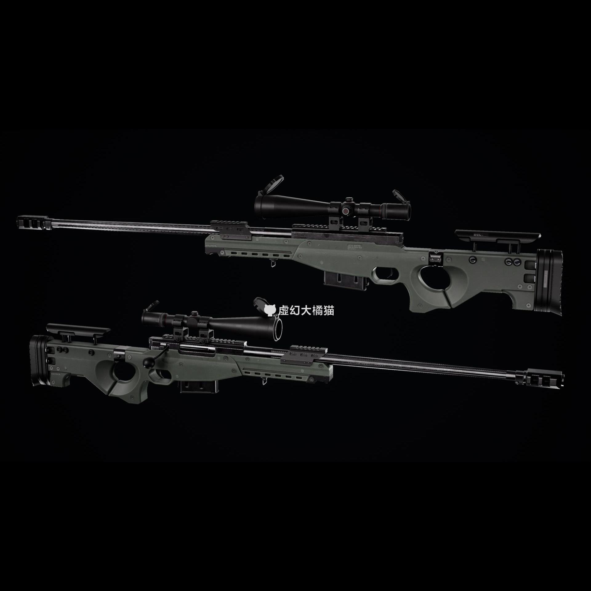 UE4虚幻5 Sniper Rifle 01超写实狙击步枪武器模型 r93 FPS射击-图2