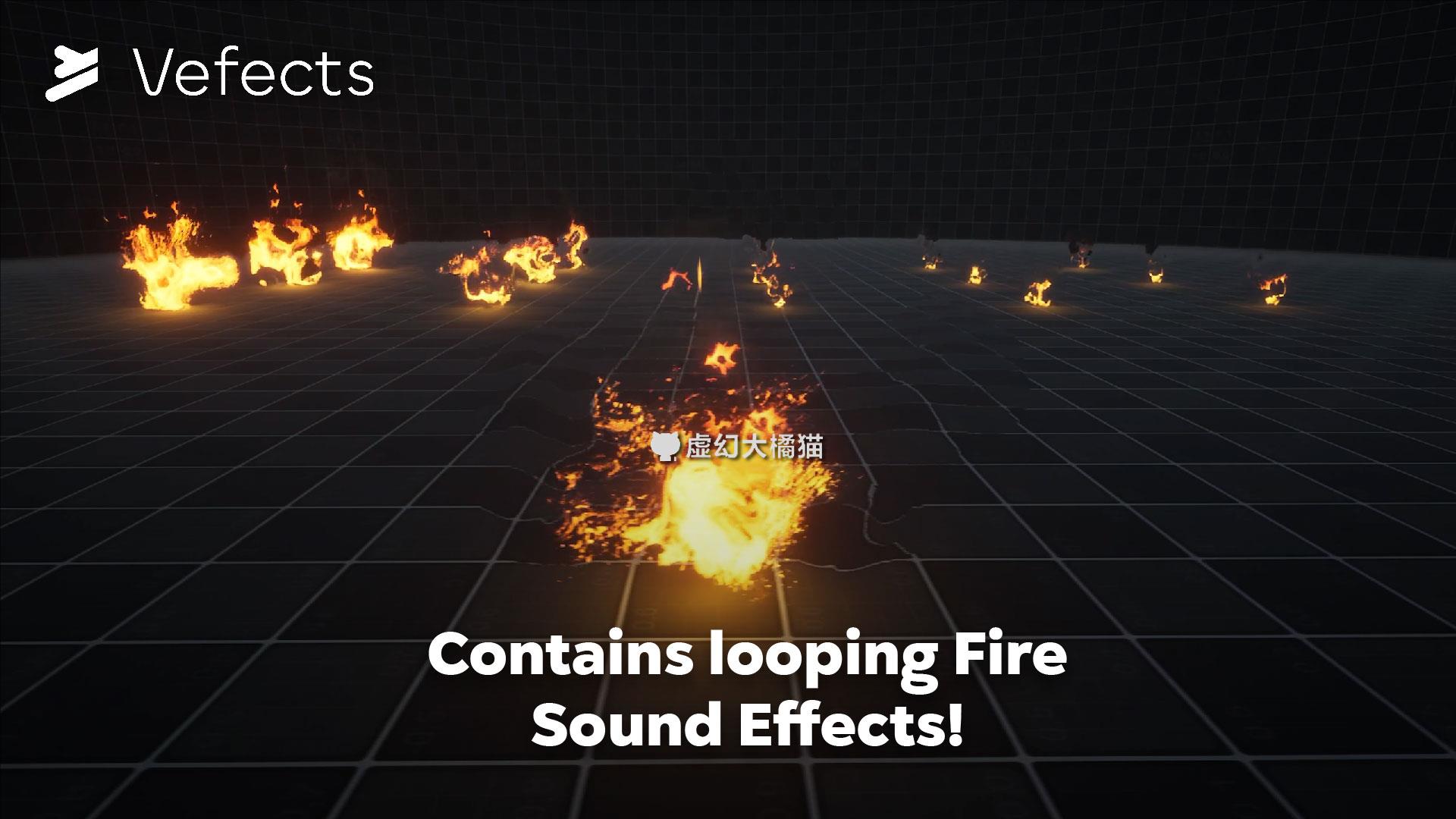 UE4虚幻5 Perfect Fire VFX 大火焰火团燃烧粒子特效Niagara奶瓜 - 图2