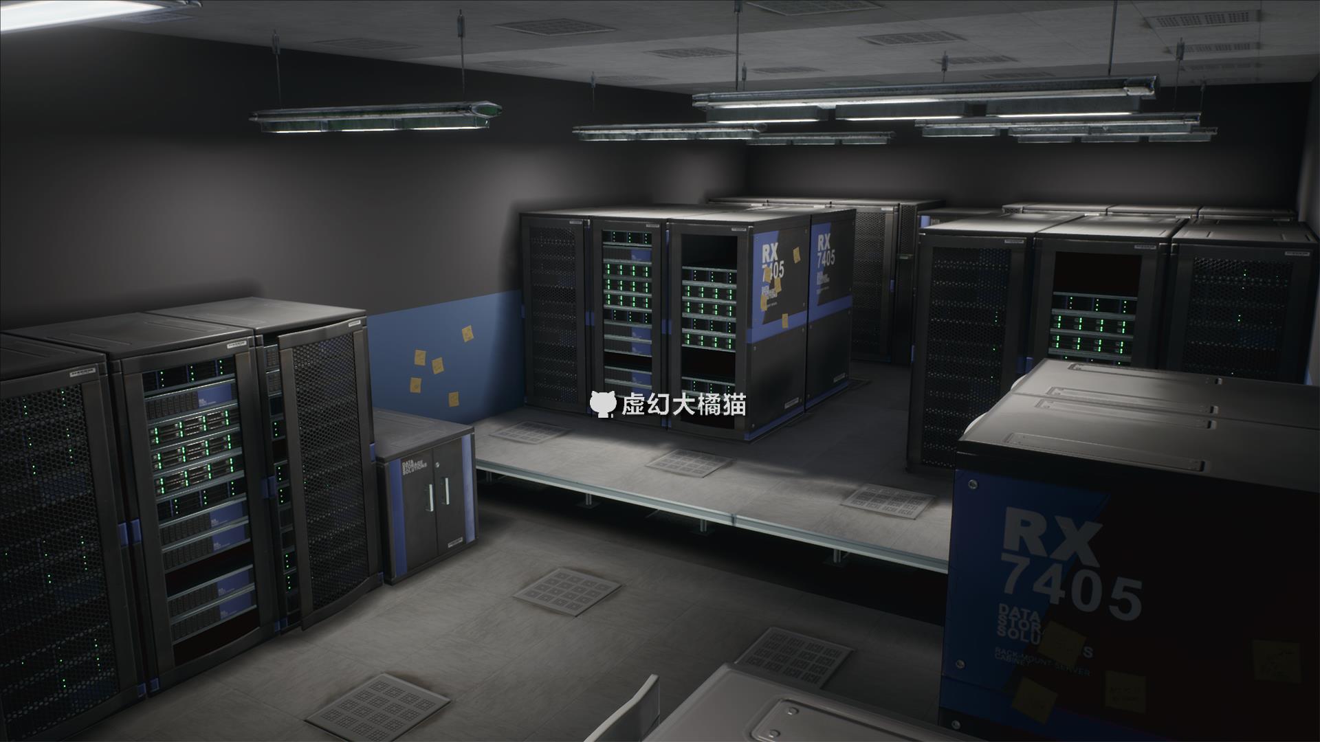 UE4虚幻5 Server Room Kit 服务器机房模型 交换机柜数据中心 IDC - 图2