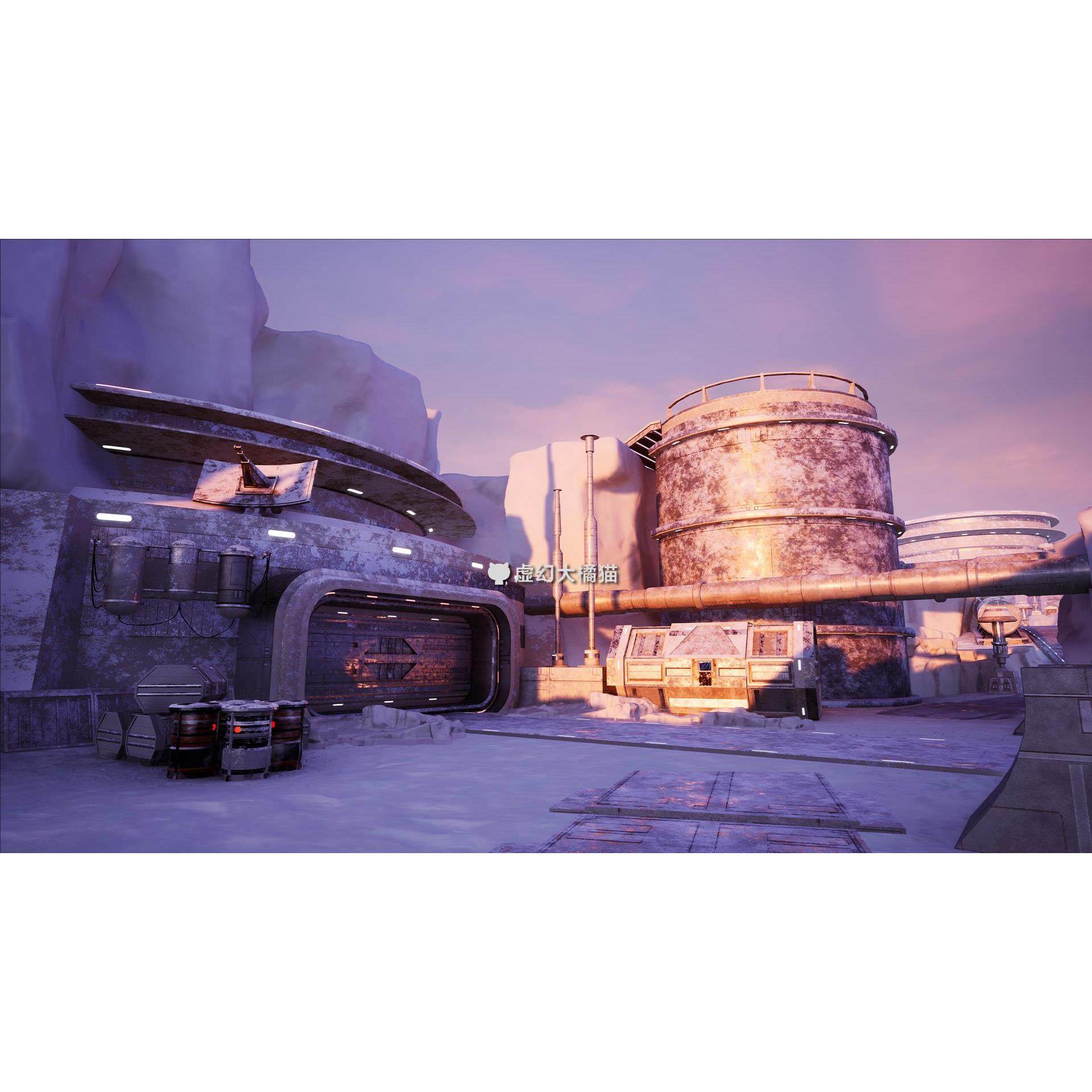 UE4UE5 Sci-Fi Snow station modular Pack科幻冰雪基地研究所FPS,淘宝优惠券,粉丝福利购,淘宝优惠卷