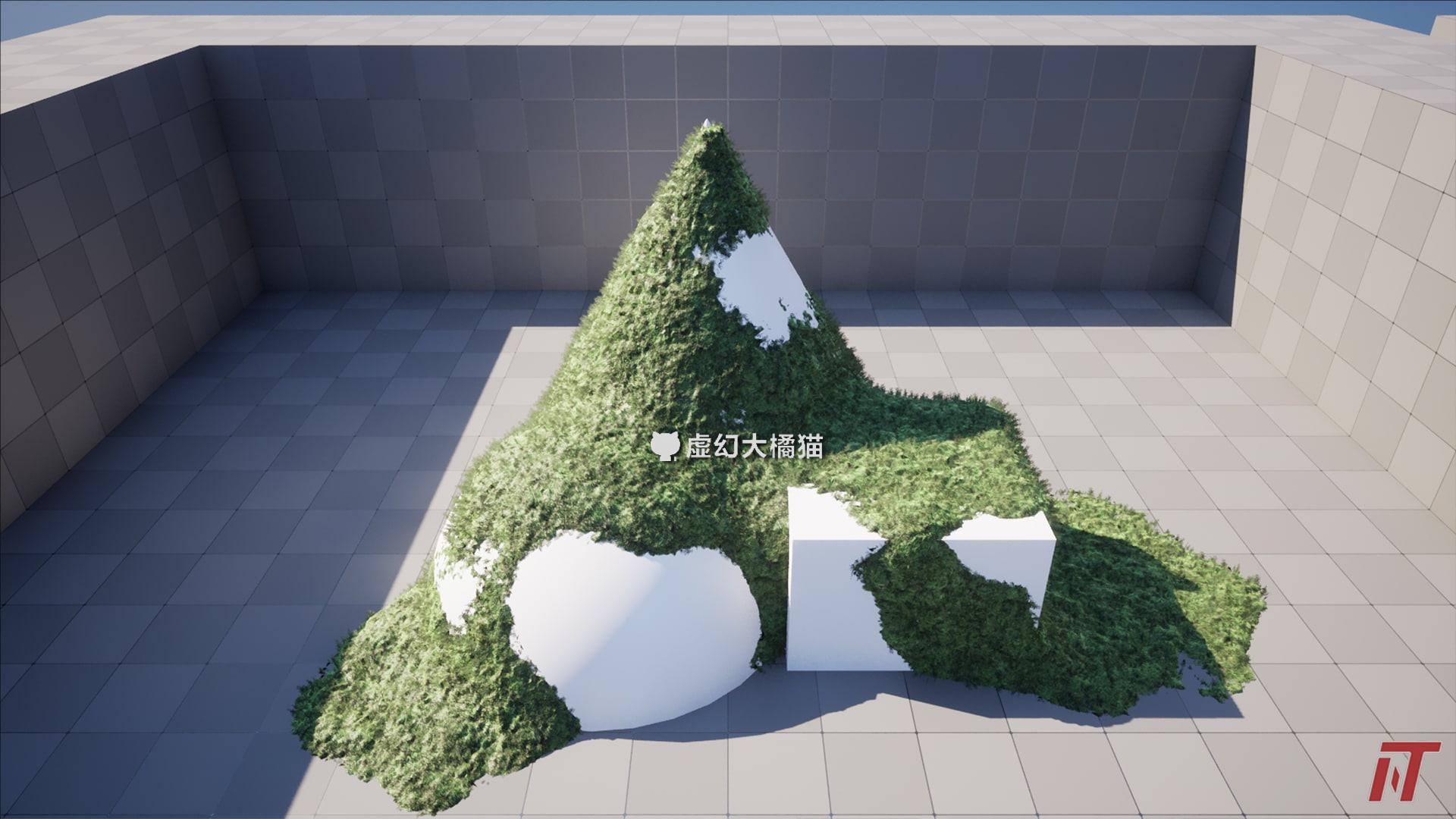 UE5虚幻 Procedural Moss Snow 程序化苔藓雪表面生成器蓝图工具 - 图2