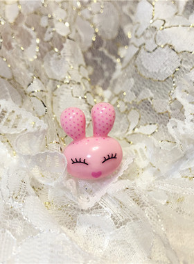 动物可爱卡通兔子玩具盒装戒指环