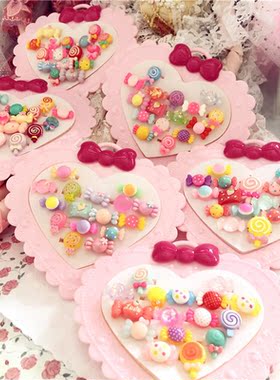 儿童蛋糕可爱卡通玩具盒装戒指环