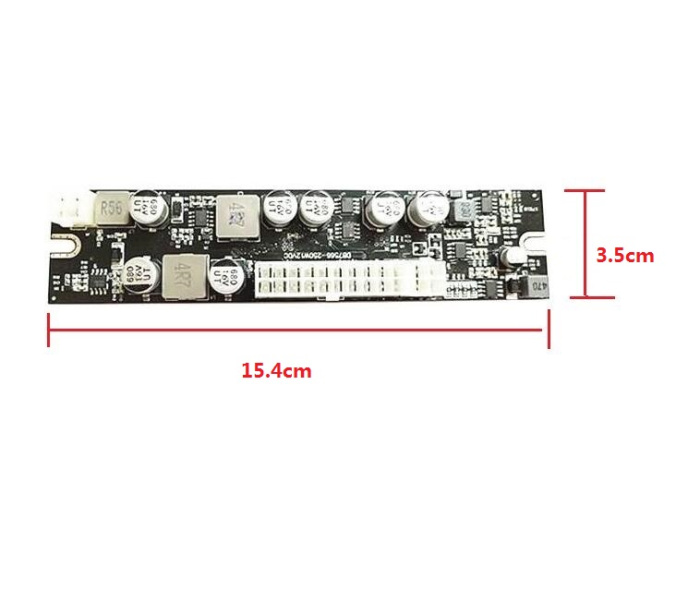 DEBROGLIE 250W 12V输入 DC-ATX转换固态 电源模块 24PIN IDY ITX - 图0