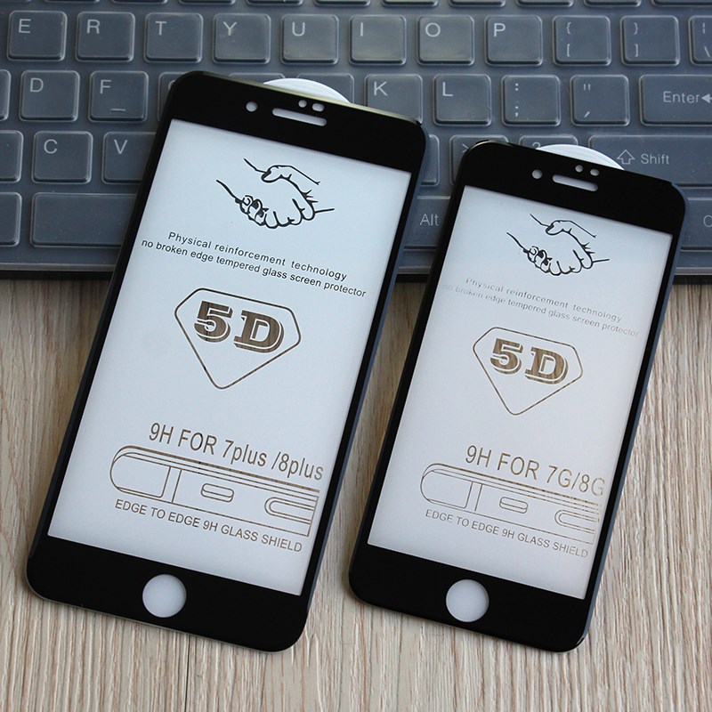 5D Curved Screen Protector for iPhone6 6S 7 8 Plus X Edge F - 图3