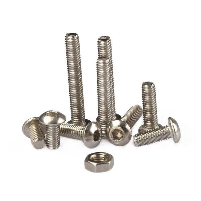 340PCS M3 Stainless Steel Hex Socket Screws Nut Set With B-图3