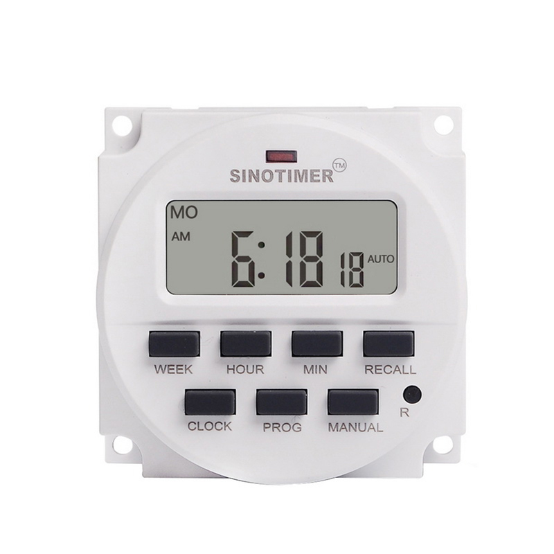 *rijk CN101A 12V 24V 110V 240V Digital LCD Power Timer Prog-图1