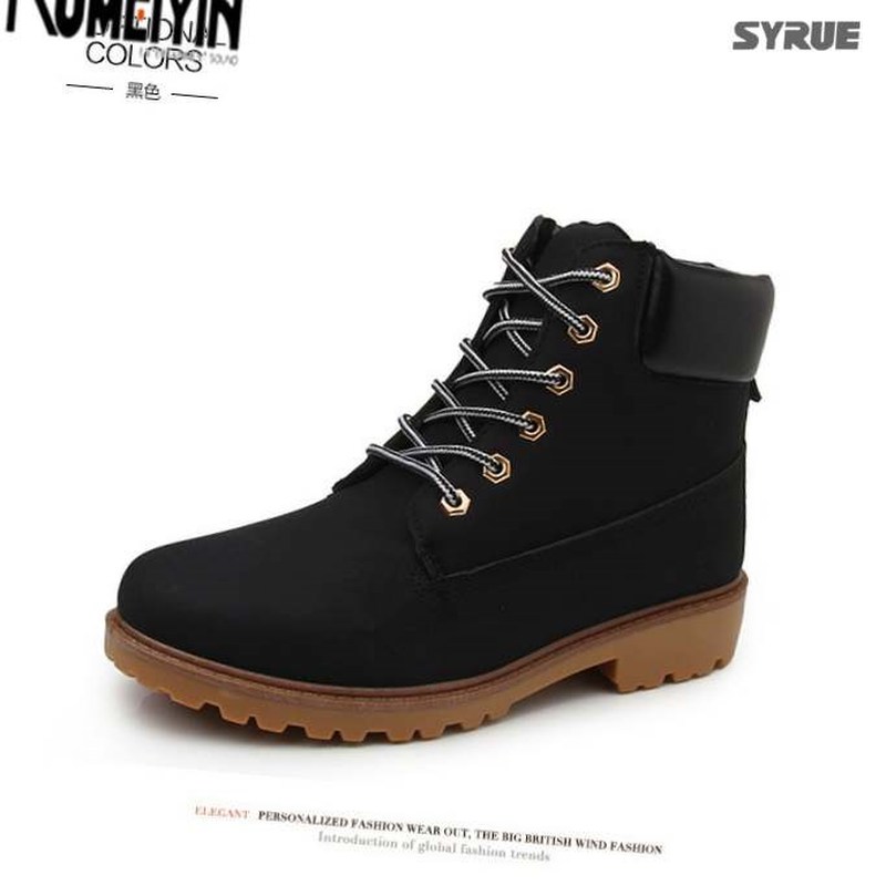 -2020Winter men ankle warm snow British short big yard--图1