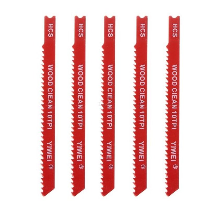 5pcs Durable U-shank High Carbon Steel 10 TPI Reciprocating - 图3