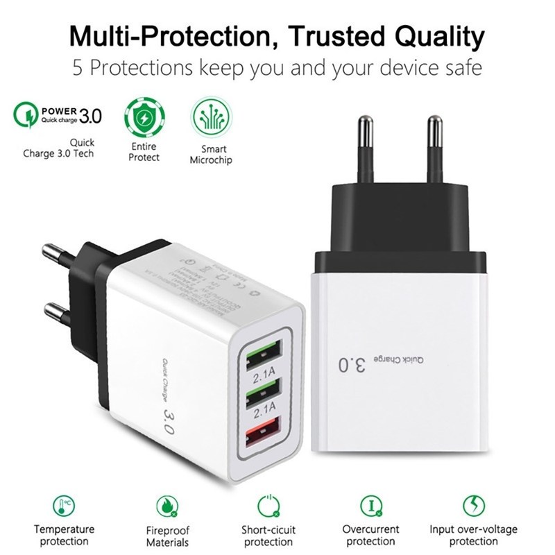 USB Chargers Quick Charge 3.0 4.0  Charging Smart Mobil - 图1