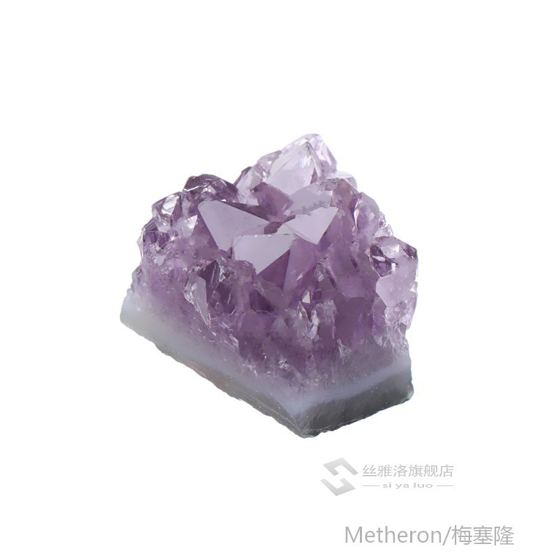 1PC Natural Amethyst Cluster Quartz Crystal Mineral Speci He - 图3