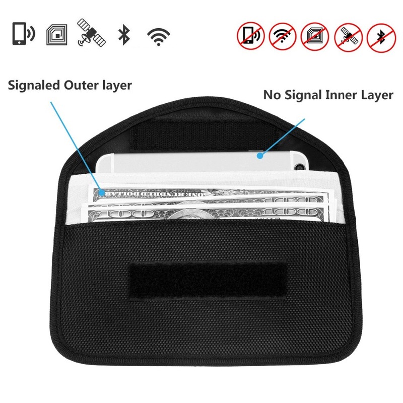 3 Size Signal Blocking Faraday Bag,Anti-Radiation,Anti-Hacki - 图0