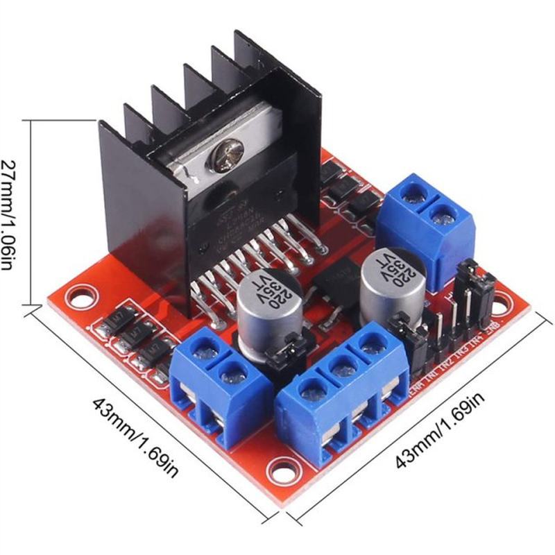 2pcs/lot L298N Motor Controller Board Stepper Motor Control - 图1