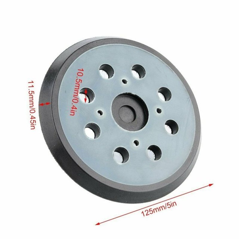 125mm 8-Hole Back-up Sanding Pad Polishing Pad Disc Hook &am