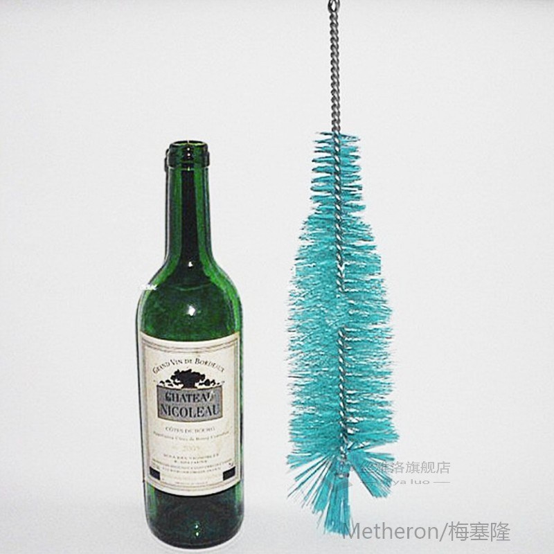 1pc Nylon Bottle Cleaning Brush Wine Beer Brew Tube Spout Cl - 图0