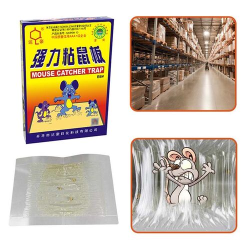 5pcs Rat Glue Trap er Mouse Board Safe Harmless Non-Toxic Ro - 图2