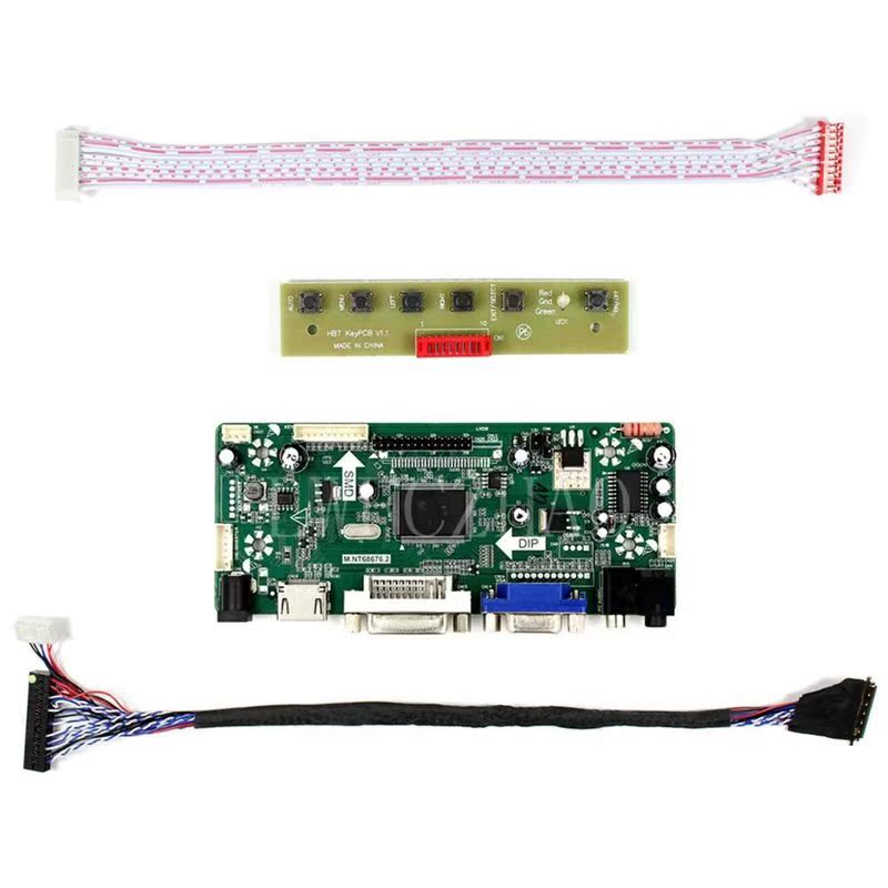 Lwfczhao Monitor Kit for N173HGE L11 N173HGE L21 HDMI+DVI+V - 图1