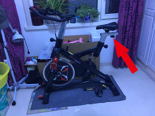 动感单车配件固定坐垫螺帽梅花旋钮健身车横移固定运动自行车 - 图1