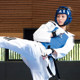 Daolang adidas Taekwondo gloves international competition training with half finger strap wrist guard authentic