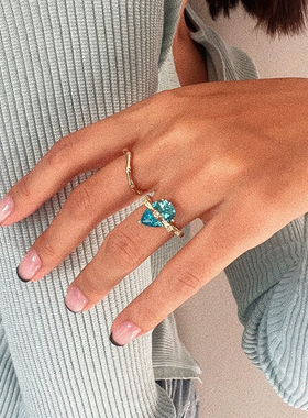 LHwindsor温莎高级感竹节戒指