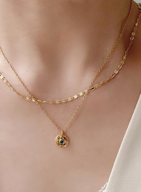 louisedamas法式复古项链手链