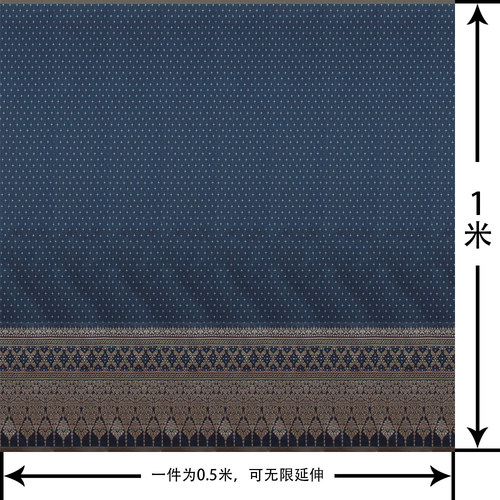 民族风东南亚缅甸泰国傣族提花服装面料筒裙短裙一片裙布料C 家博 - 图3