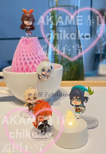 【AKAME赤目】原神 小手办 扭蛋 日谷 迪卢克 温迪 空 荧 派蒙 - 图3