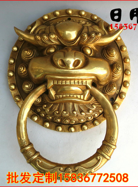 特价椒图龙子门拉手铺首风水铜器