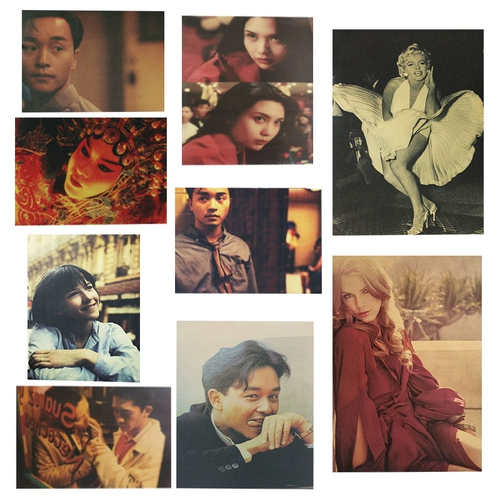 Классический ретро кожаный постер, обои, кофейная наклейка, ностальгия