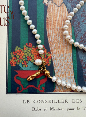 VITREQYOUS  【春日系列】法式复古梦幻百搭芭蕾鞋装饰气质项链