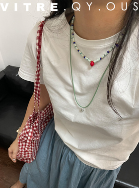 other混合材质女原创设计项链