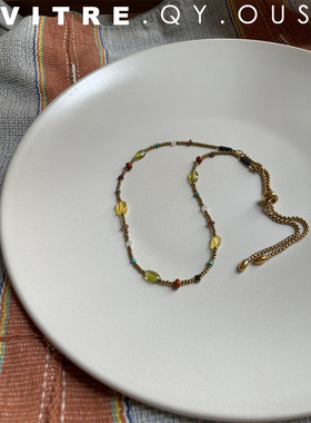 other混合材质女新中式项链