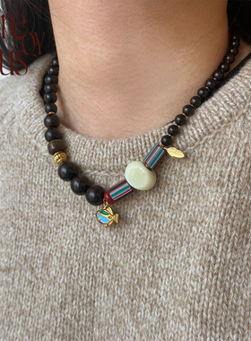 VITREQYOUS 博物馆藏感异域大气独特民族原创小众设计饰品项链