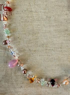 VITREQYOUS【春日系列】春日景象浓缩成浪漫的色彩珍珠原创饰品