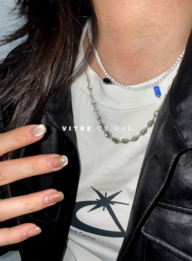 other混合材质女原创设计项链