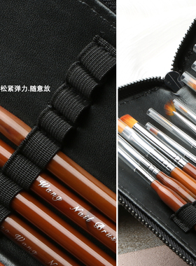 网红工具笔袋ins日系高颜值小众防水简约大容量工具美甲笔收纳包