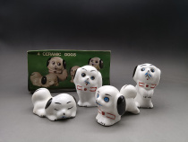 80s Ceramic Dog Zibo Fine Art Ceramic Boshan Old Ceramic Han Merrill Lynch Animals Animals Zodiac Kennel Ceramics