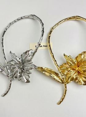 Ringflower collar, neck collar, gourd leaf necklace 树叶项链