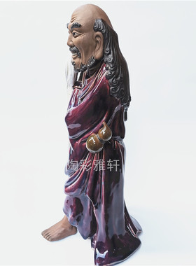 工艺陶瓷中式风作品人物家居装饰