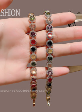 爆款月销10万件韩国进口镶钻手链