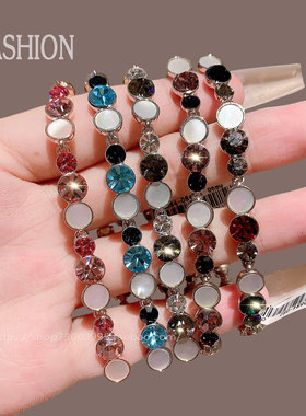 爆款月销10万件韩国进口镶钻手链