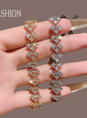 爆款月销10万件韩国进口镶钻手链