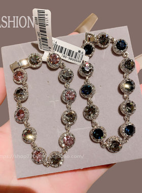 爆款月销10万件韩国进口镶钻手链